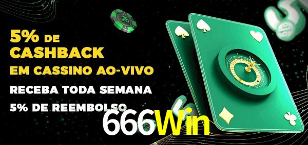 Promoções do cassino ao Vivo 666Win